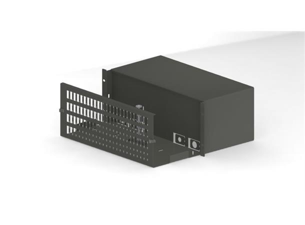 ODF 19" 4HE 96xSCD utdragbar/delbar svart 